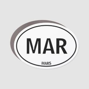 Mars Car Magnet