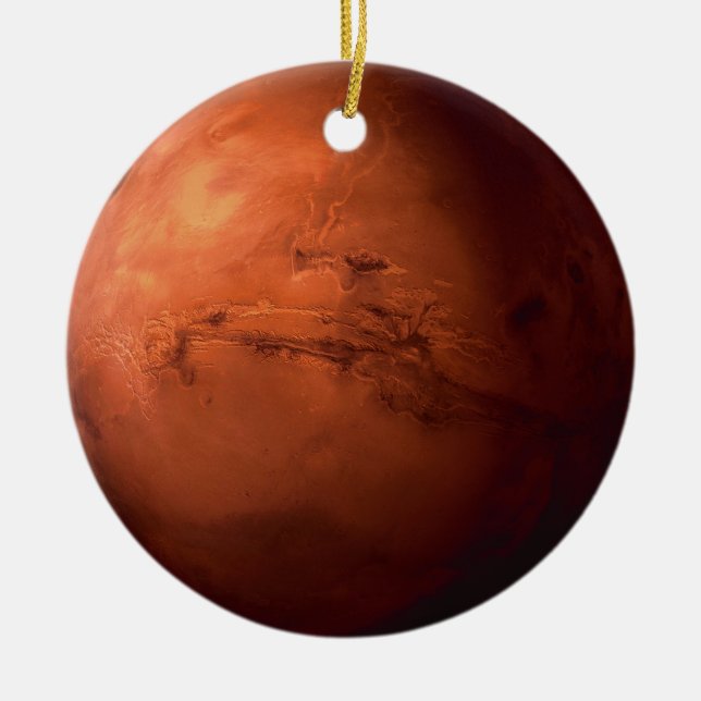 Mars Ceramic Ornament (Front)