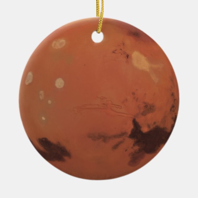 Mars Ceramic Ornament (Front)