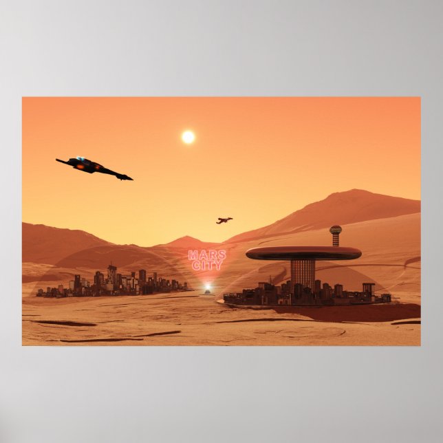 Mars City Poster (Front)