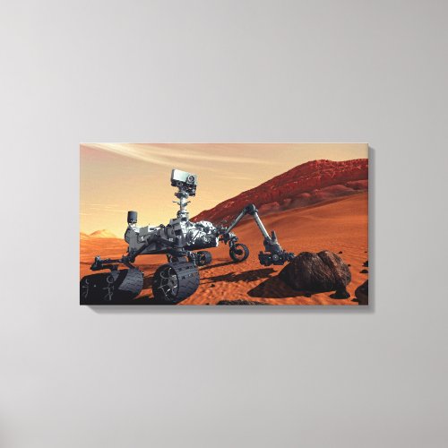 Mars Curiosity Rover Canvas Print