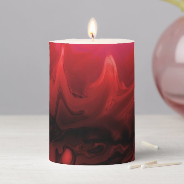 Mars Fire 3" x 4" Pillar Candle (In Situ)