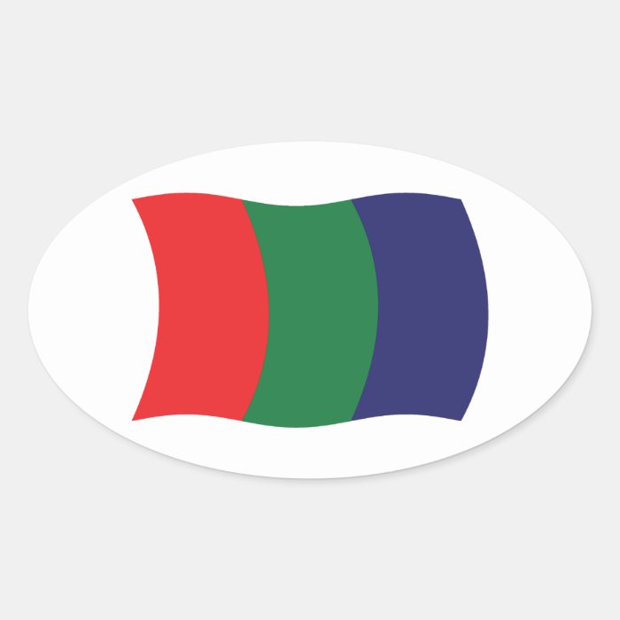 Mars Flag Sticker