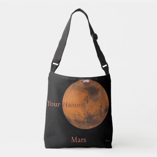 Mars Globe by NASA Crossbody Bag