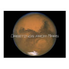 Greetings from Mars! Mars Curiosity Rover Postcard | Zazzle.com