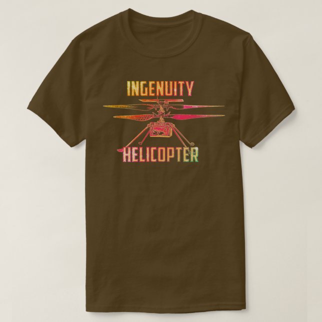Mars Helicopter Ingenuity1 T-Shirt (Design Front)