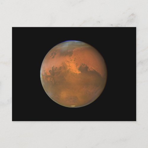 Mars Hubble Telescope Postcard