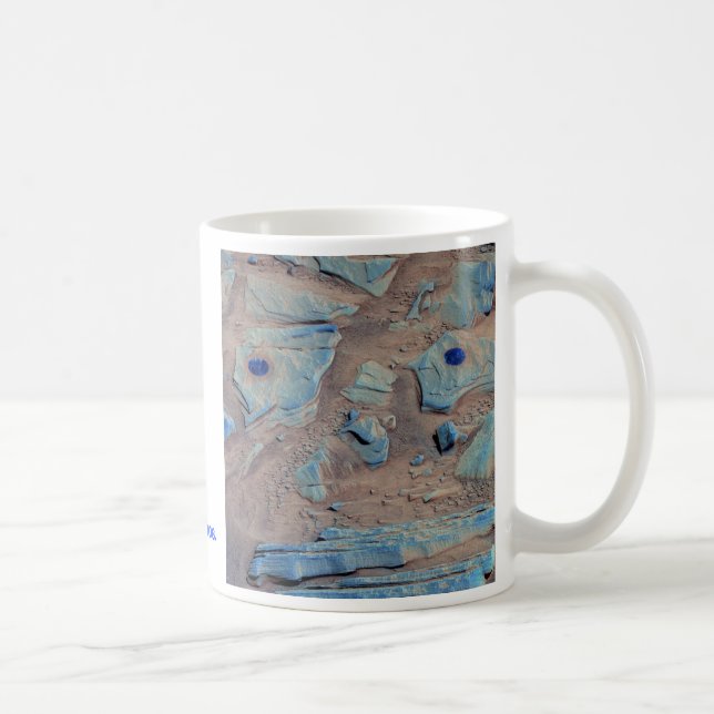 Mars image: "James 'Cool Papa' Bell",  Coffee Mug (Right)