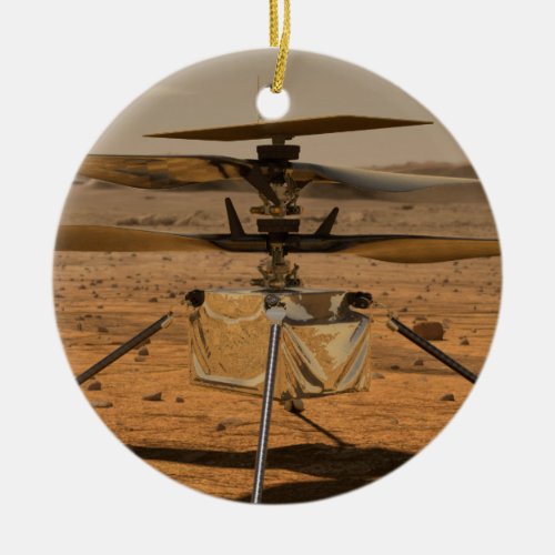 Mars Ingenuity Helicopter Ceramic Ornament