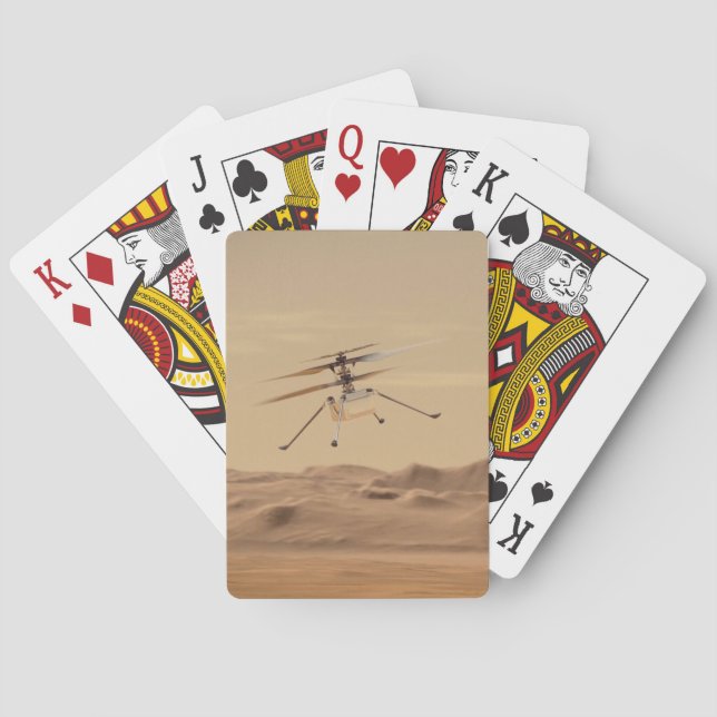 Mars Ingenuity Helicopter Flight Poker Cards (Back)