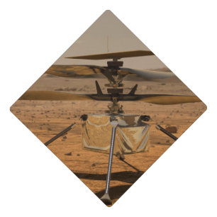 Mars Ingenuity Helicopter Graduation Cap Topper