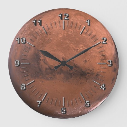 Mars Large Clock