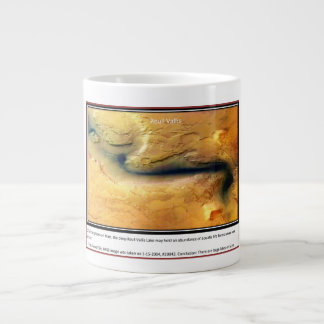 Mars: Largest Known Lake Giant Coffee Mug