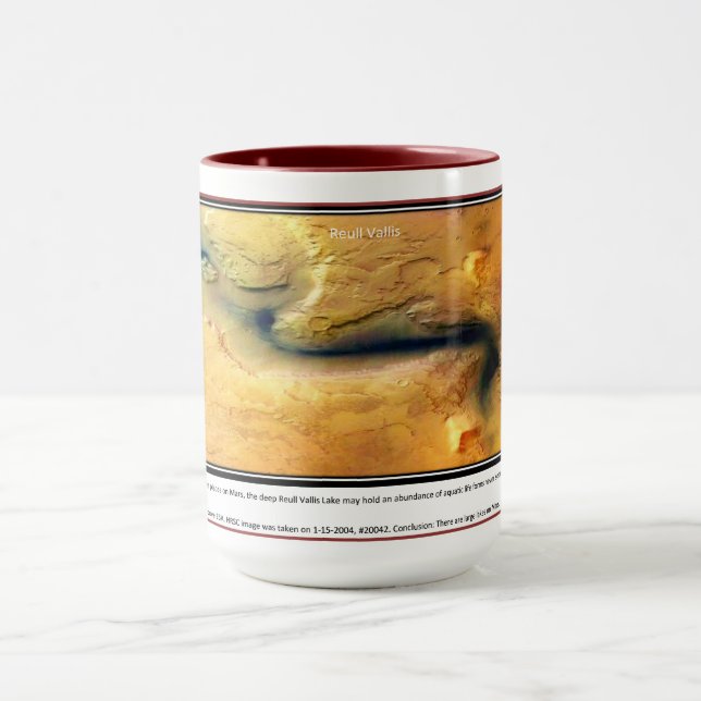 Mars largest lake mug (Center)