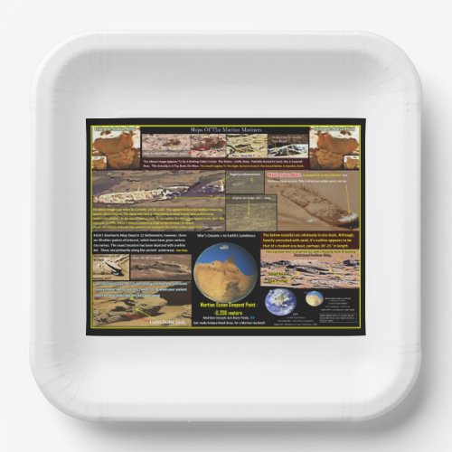 Mars Mariners Paper Plates
