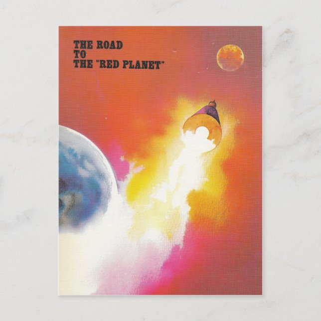 Mars Mission Postcard (Front)