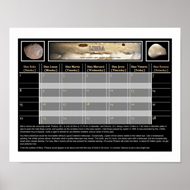 Mar's Moons Poster (Front)