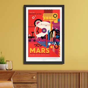 Mars NASA Visions of the Future Framed Art