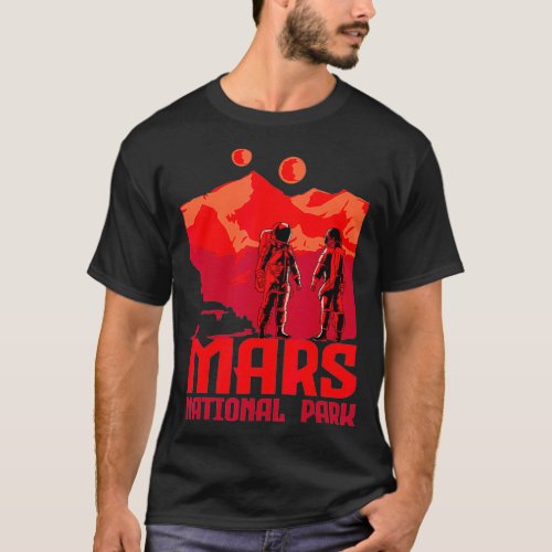 Mars National Park Inspired Red Planet Related Mar T_Shirt