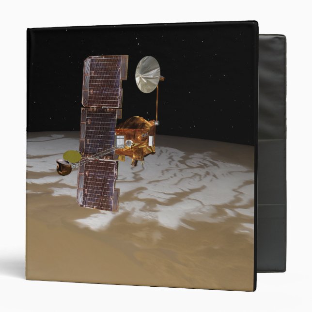 Mars Odyssey spacecraft 3 Ring Binder (Front/Inside)