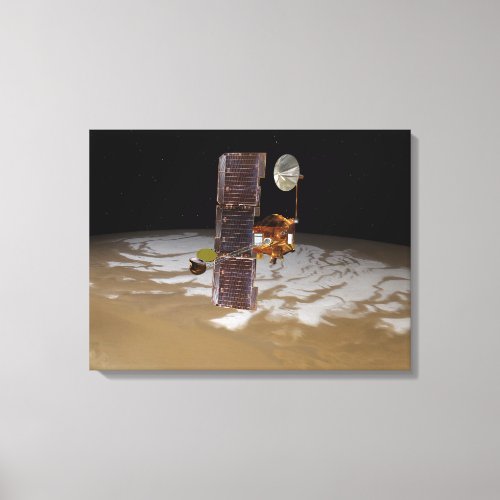 Mars Odyssey spacecraft Canvas Print