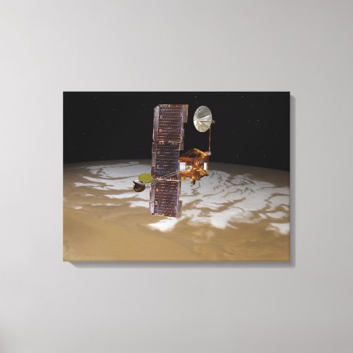 Mars Odyssey spacecraft Canvas Print
