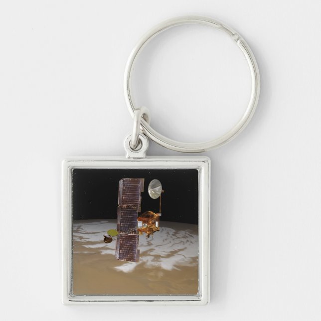 Mars Odyssey spacecraft Keychain (Front)