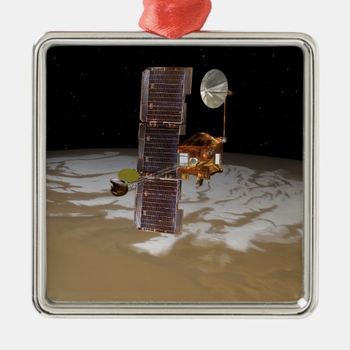 Mars Odyssey spacecraft Metal Ornament