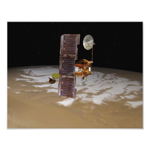 Mars Odyssey spacecraft Photo Print