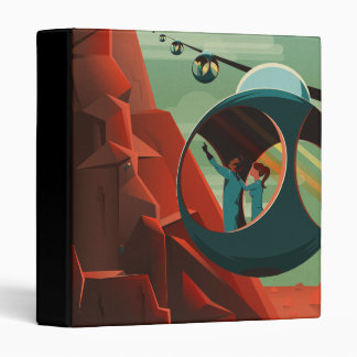 Mars Olympus Mons Highest Volcano Solar System 3 Ring Binder