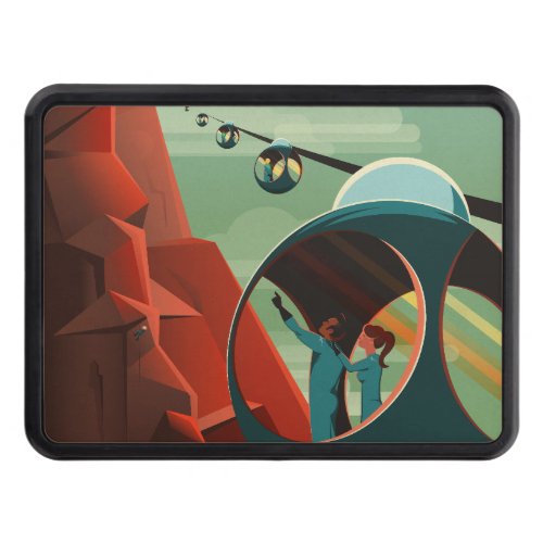 Mars Olympus Mons Highest Volcano Solar System Hitch Cover