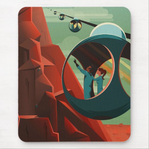 Mars Olympus Mons Highest Volcano Solar System Mouse Pad