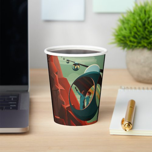 Mars Olympus Mons Highest Volcano Solar System Paper Cups