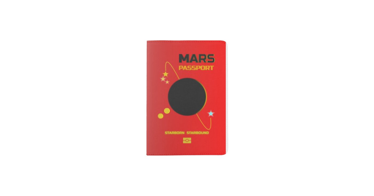 MARS PASSPORT HOLDER Zazzle