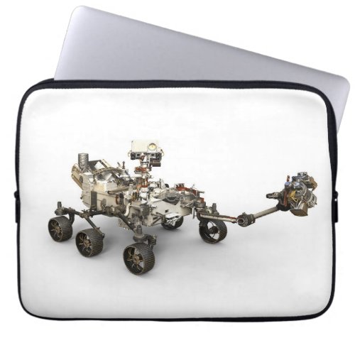 Mars Perseverance Rover On White Background Laptop Sleeve