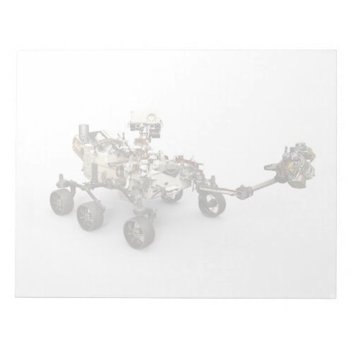 Mars Perseverance Rover On White Background Notepad