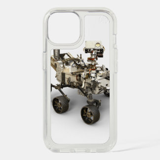 Mars Perseverance Rover On White Background. iPhone 15 Case