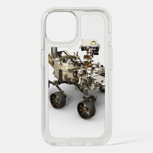Mars Perseverance Rover On White Background iPhone 15 Case