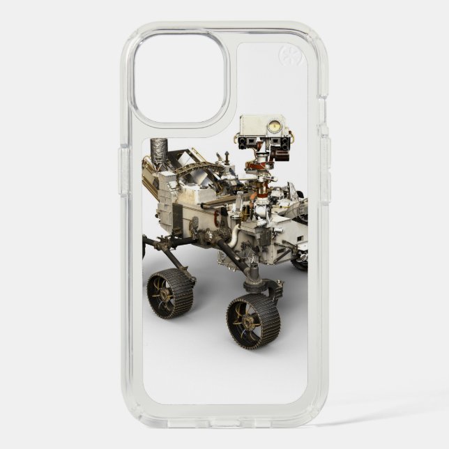 Mars Perseverance Rover On White Background. Speck iPhone Case (Front)