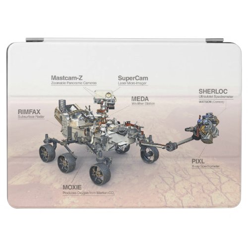 Mars Perseverance Rover With Instruments iPad Air Cover