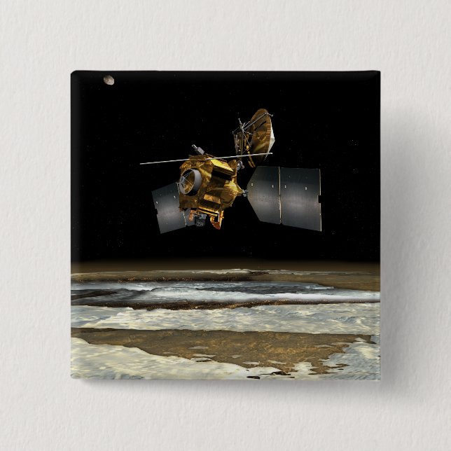 Mars Reconnaissance Orbiter 2 Pinback Button (Front)