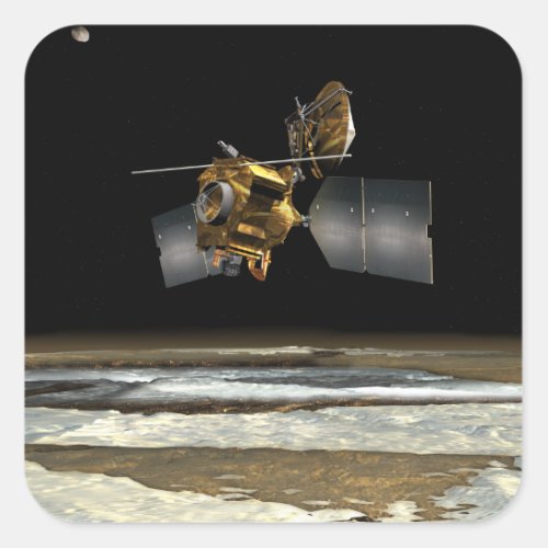 Mars Reconnaissance Orbiter 2 Square Sticker