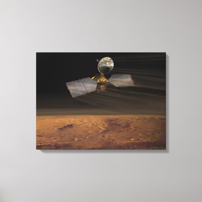 Mars Reconnaissance Orbiter 3 Canvas Print (Front)