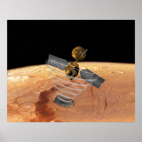 Mars Reconnaissance Orbiter 3 Poster