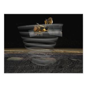 Mars Reconnaissance Orbiter's Radar at Work Photo Print