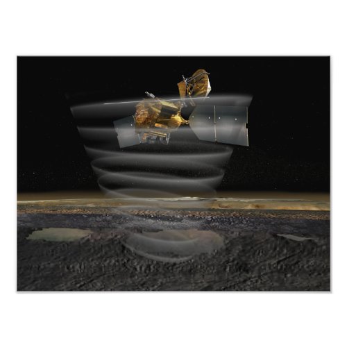 Mars Reconnaissance Orbiters Radar at Work Photo Print