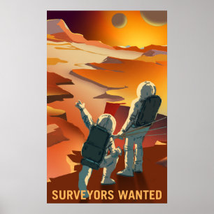 Mars Recruitment - Surveyors Wanted Poster