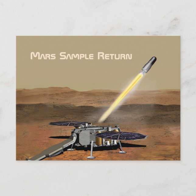 Mars Sample Return Mission Postcard (Front)