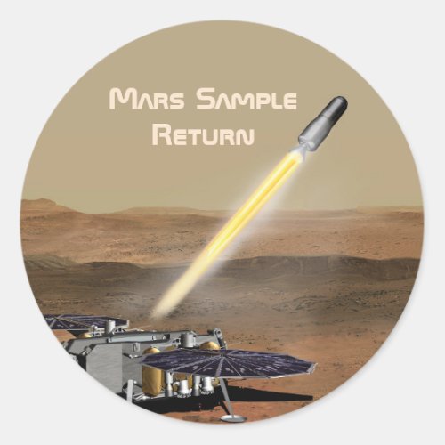 Mars Sample Return Mission Sticker