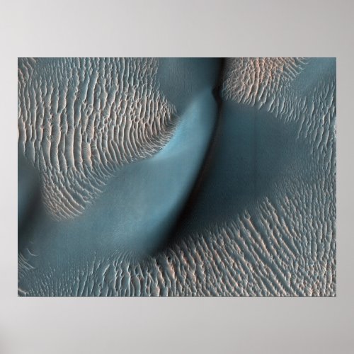 Mars Sand Dunes Poster